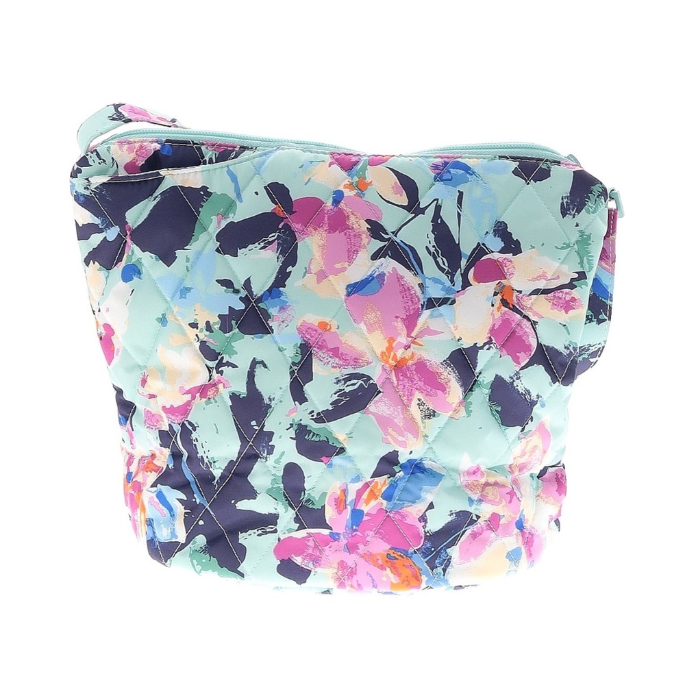 Vera Bradley Bucket Shoulder Bag. “Floating Blossoms” NWT
